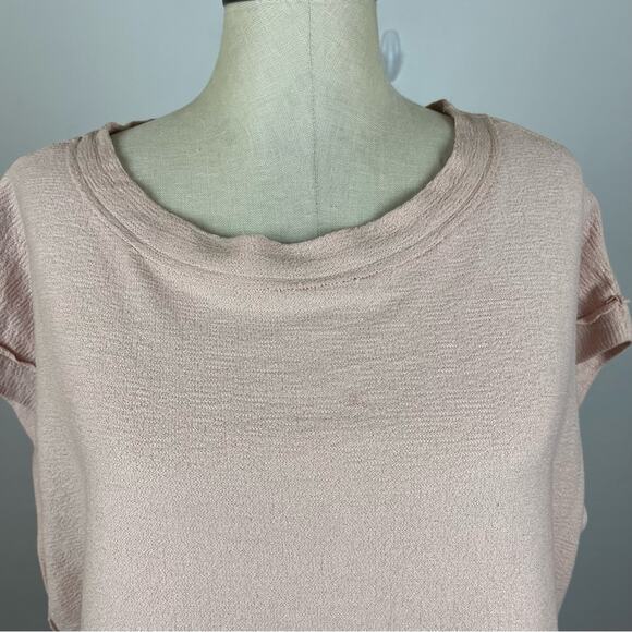 Anthropologie Postmark Rose Banded Boxy Top - Picture 3 of 8